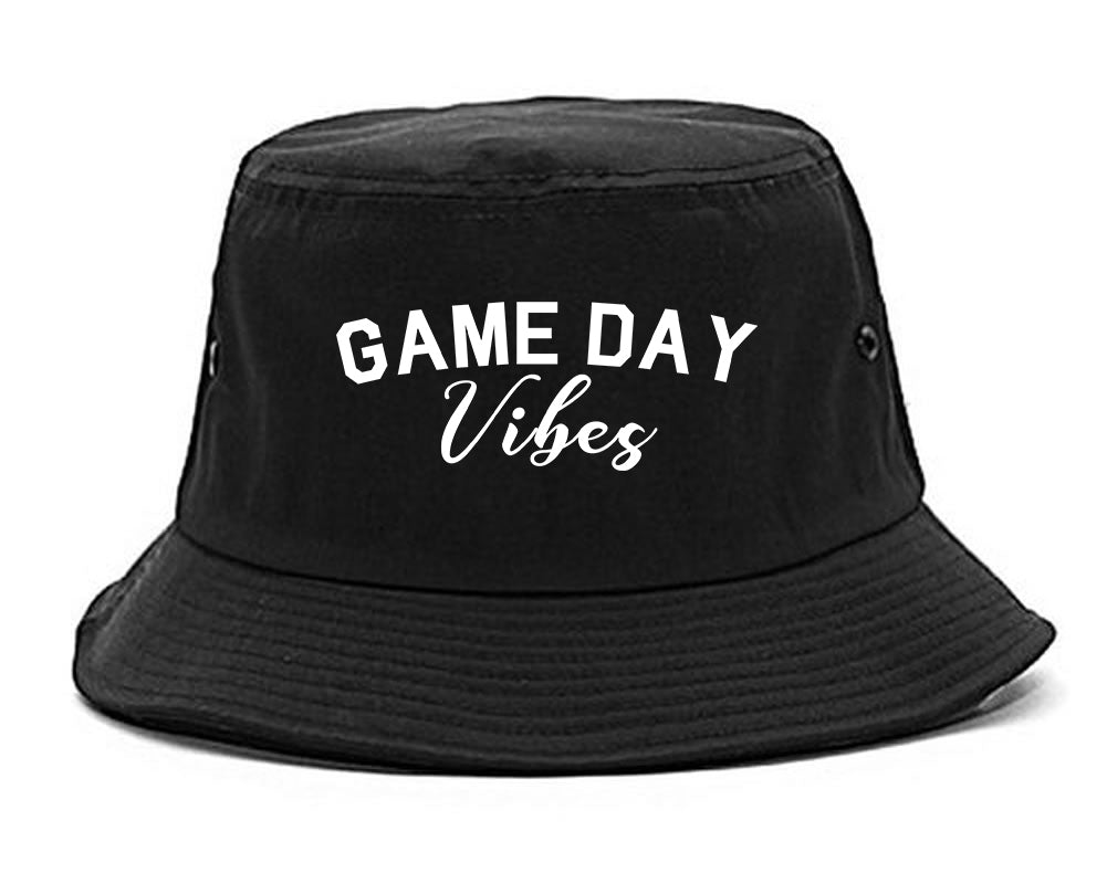 Game Day Vibes Black Bucket Hat