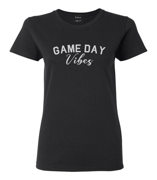 Game Day Vibes Black T-Shirt