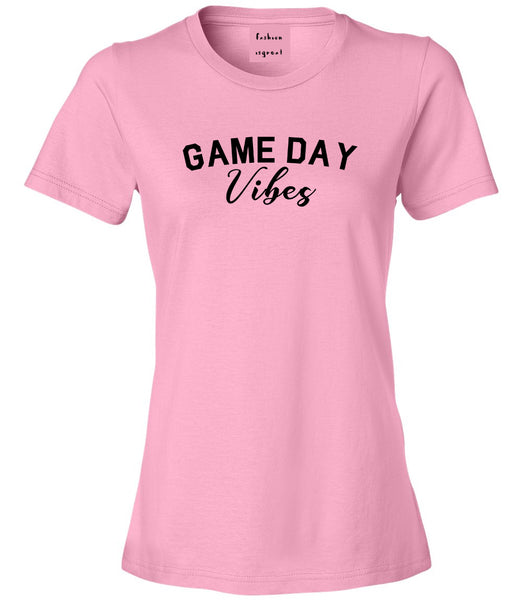 Game Day Vibes Pink T-Shirt