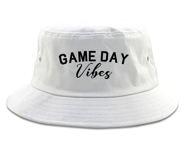 Game Day Vibes White Bucket Hat