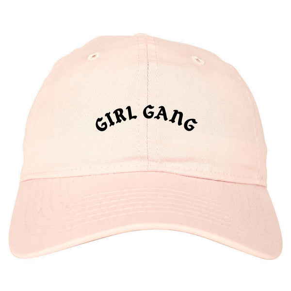 Girl Gang Squad Dad Hat Pink