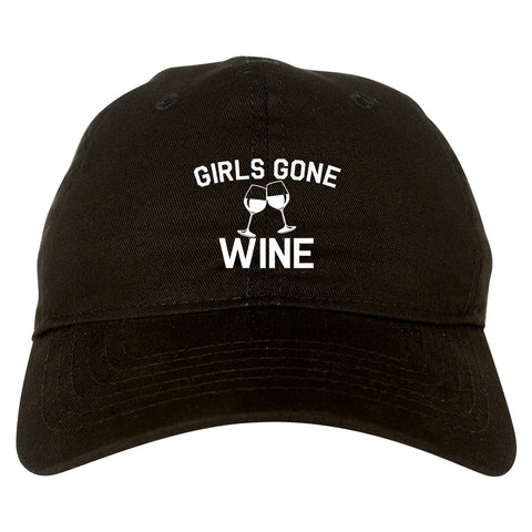 Girls Gone Wine Funny Bachelorette Party Black Dad Hat