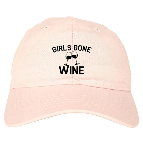 Girls Gone Wine Funny Bachelorette Party Pink Dad Hat