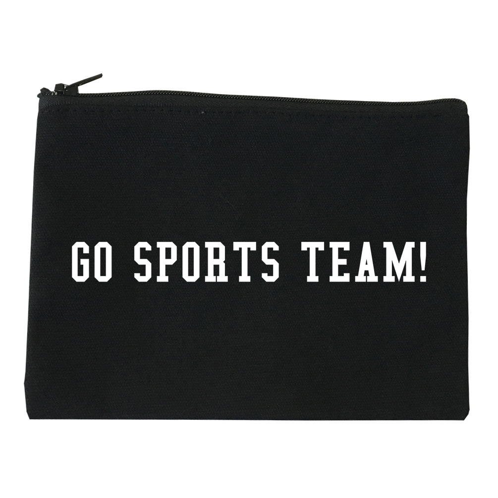 Go Sports Team Black Makeup Bag