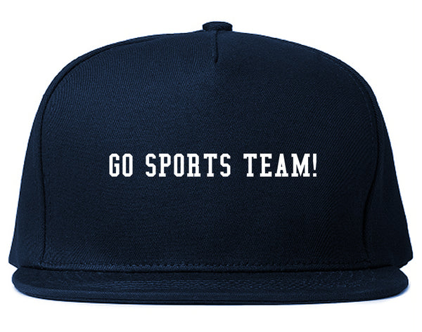 Go Sports Team Blue Snapback Hat