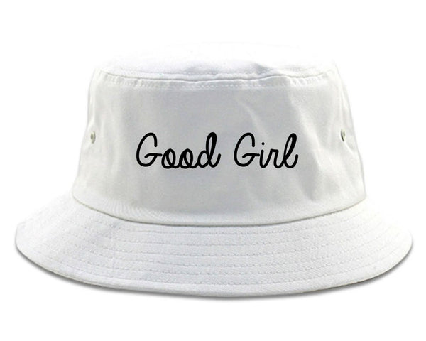 Good Girl White Bucket Hat