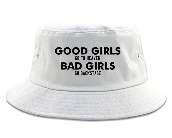 Good Girls Go To Heaven Funny Bucket Hat White