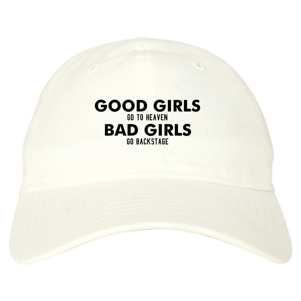 Good Girls Go To Heaven Funny Dad Hat White