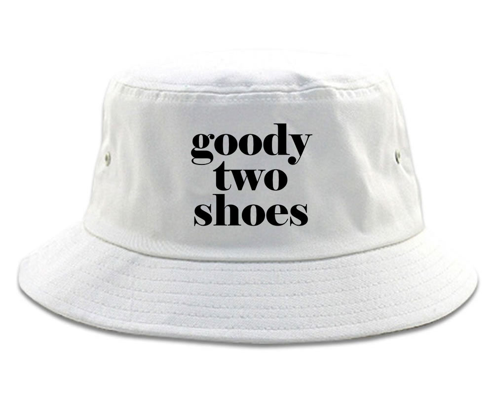 Goody Two Shoes Smart Cute Girl Gift Bucket Hat White