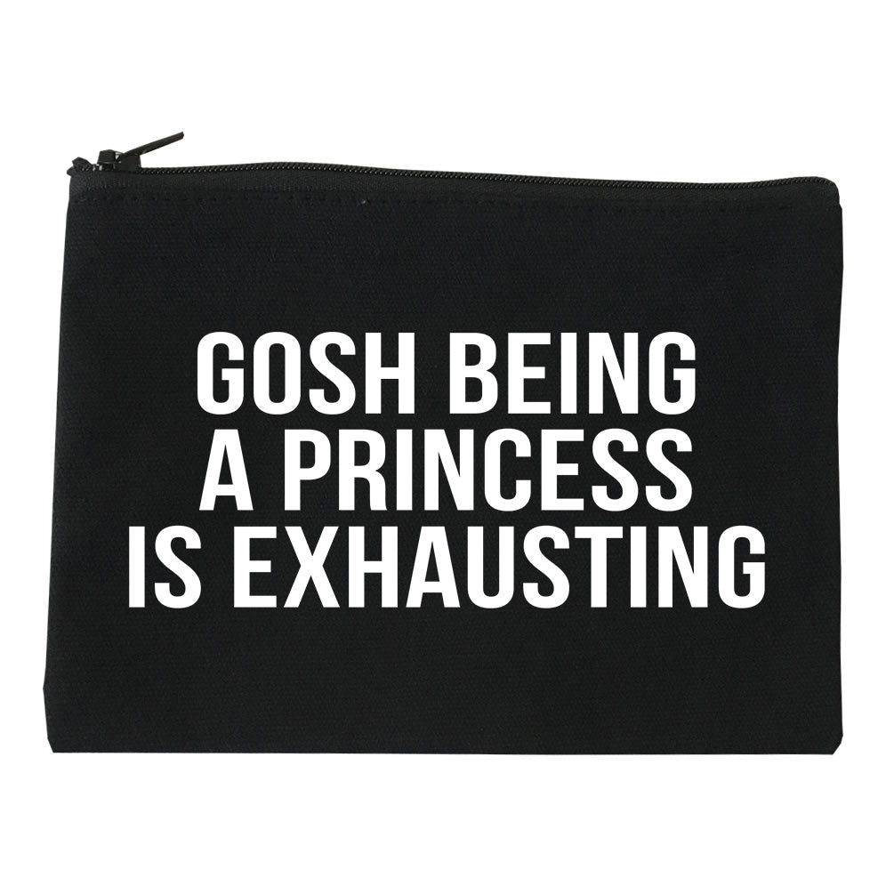 Gosh Being A Princess Is Exhausting black Makeup Bag