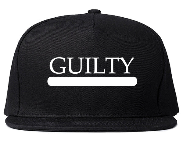 Guilty Fashion Snapback Hat Black