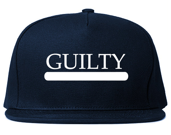 Guilty Fashion Snapback Hat Blue