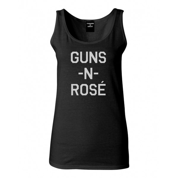 Guns And Rose Funny Concert Black Tank Top
