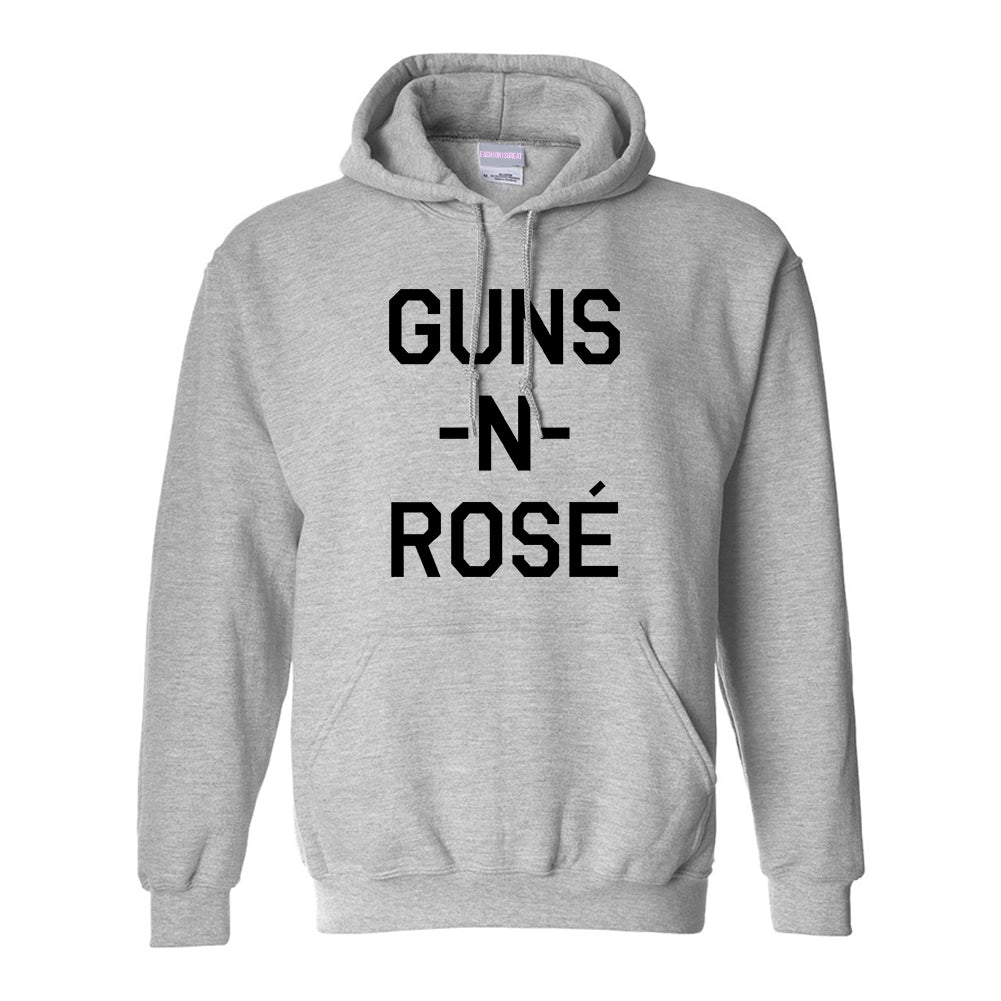 Guns And Rose Funny Concert Grey Pullover Hoodie