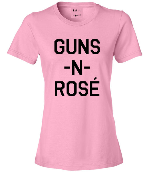 Guns And Rose Funny Concert Pink T-Shirt