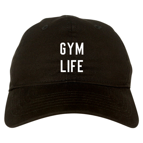 Gym Life Black Dad Hat