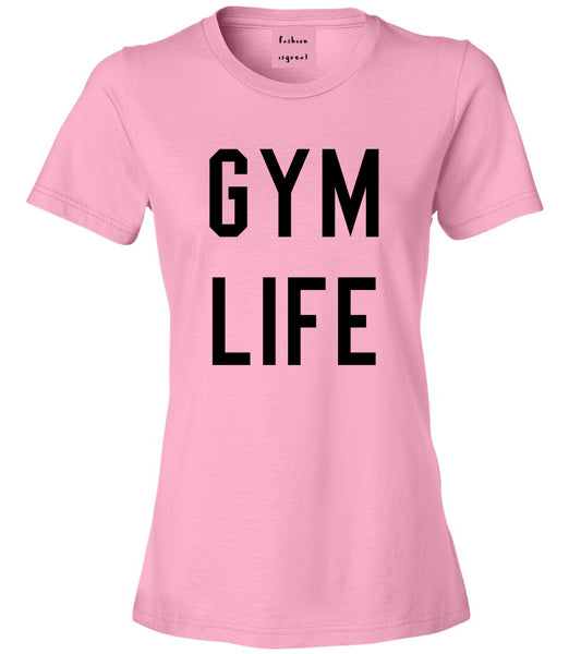 Gym Life Pink T-Shirt