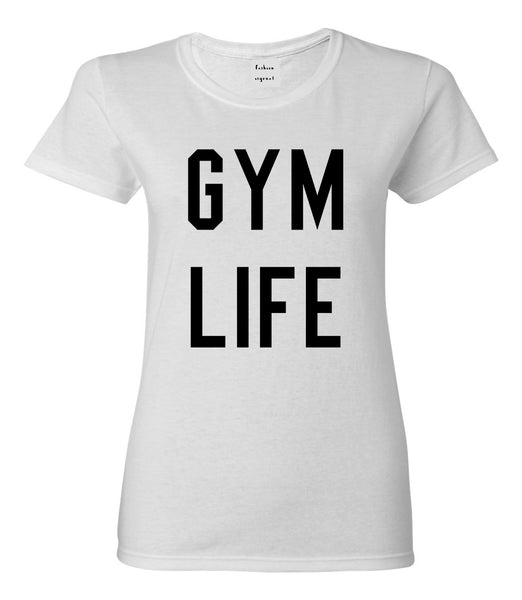 Gym Life White T-Shirt
