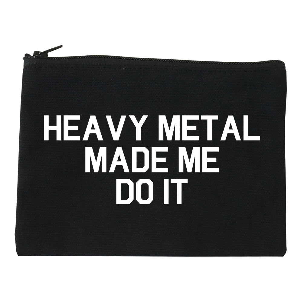 Heavy Metal Made Me Do It Black Makeup Bag