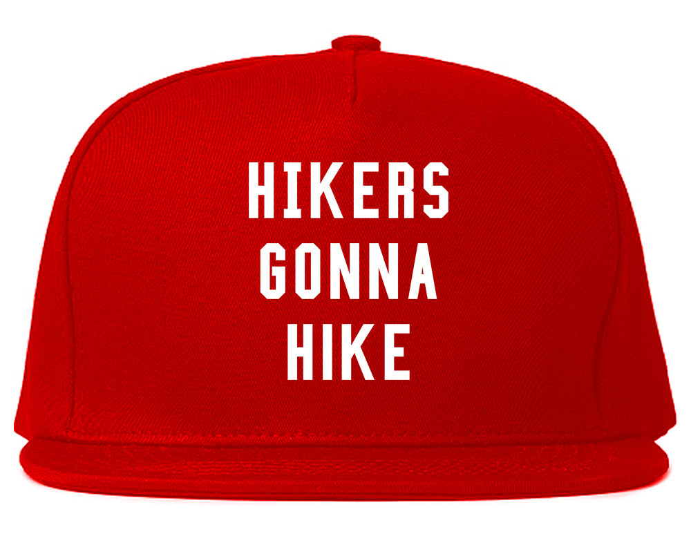 Hikers Gonna Hike Red Snapback Hat