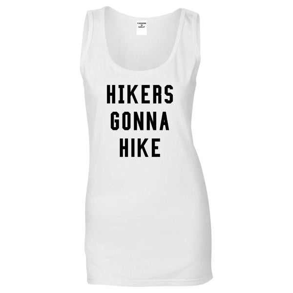 Hikers Gonna Hike White Tank Top