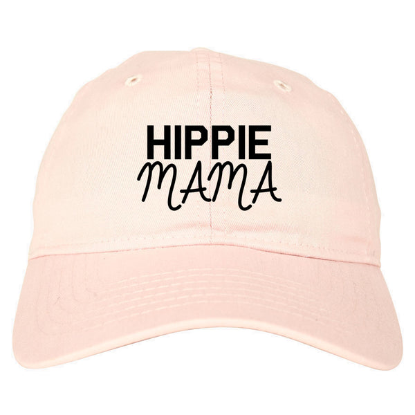 Hippie Mama Mom Dad Hat Pink