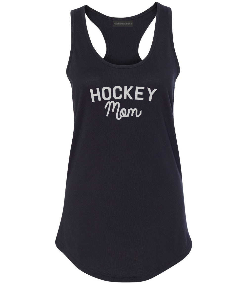Hockey Mom Sports Womens Racerback Tank Top Black