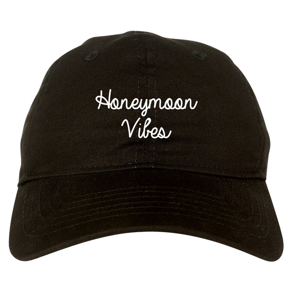 Honeymoon Vibes Bride black dad hat