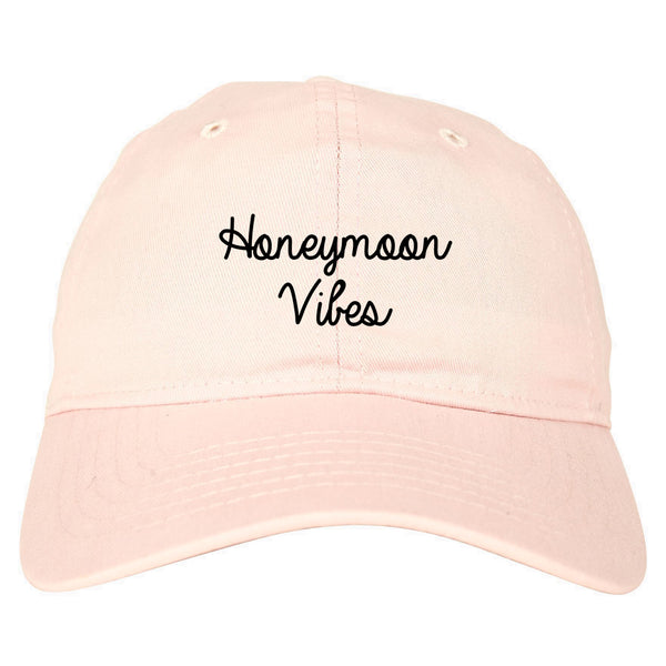 Honeymoon Vibes Bride pink dad hat