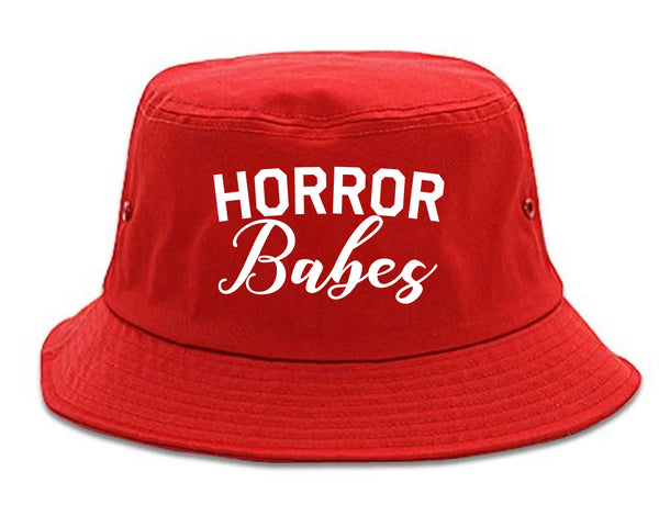 Horror Babes Halloween Red Bucket Hat