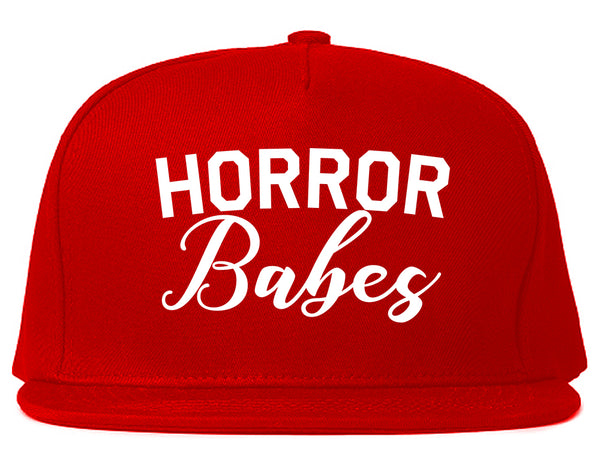 Horror Babes Halloween Red Snapback Hat