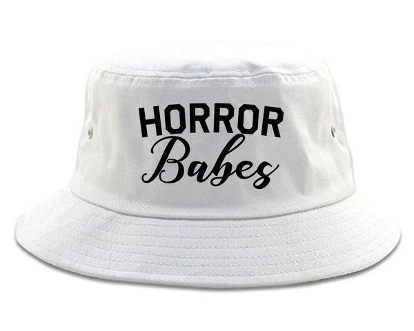 Horror Babes Halloween White Bucket Hat