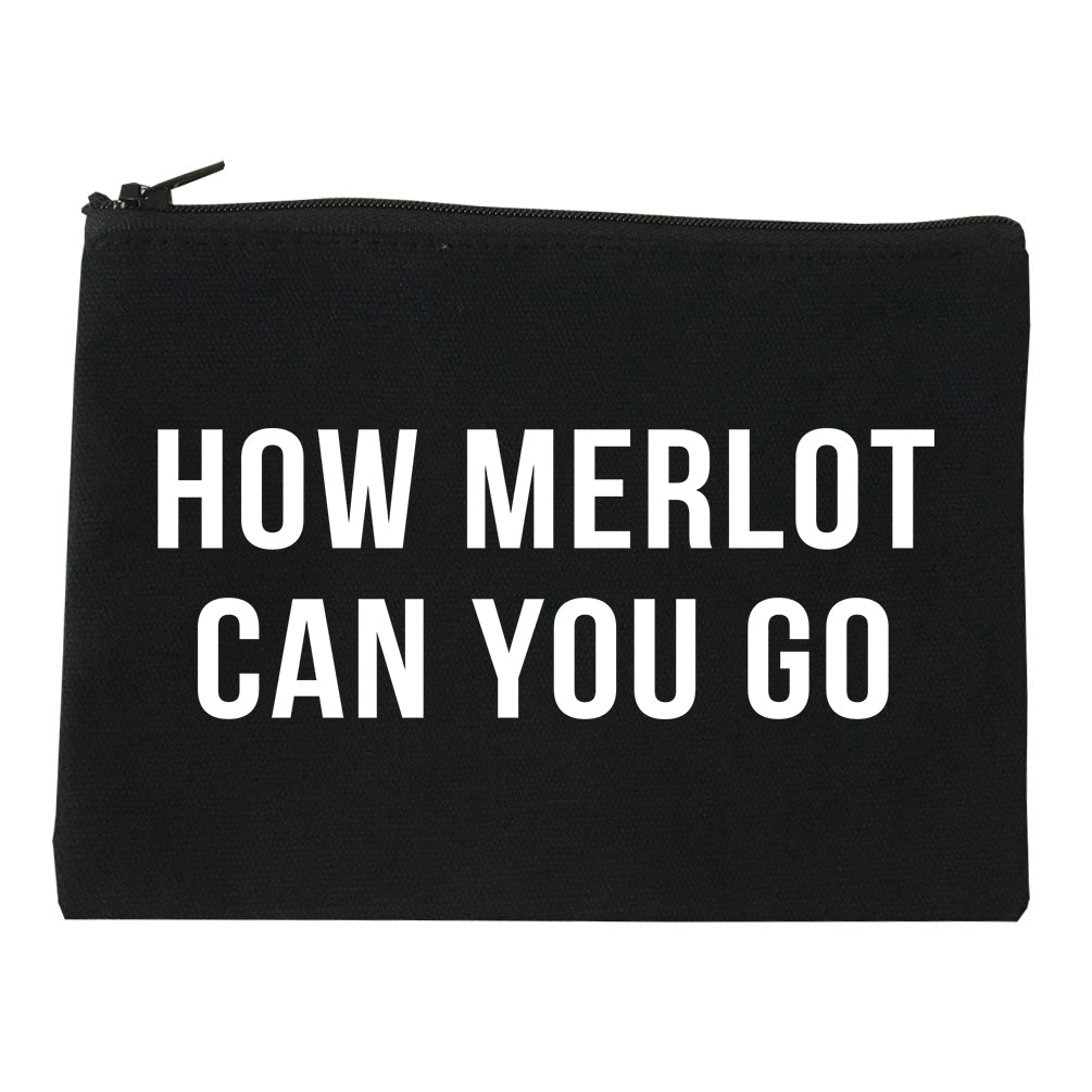 How Merlot Can You Go Black Makeup Bag
