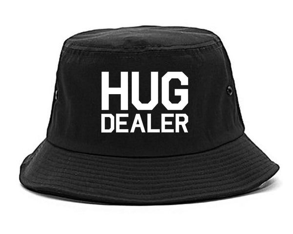 Hug Dealer Black Bucket Hat