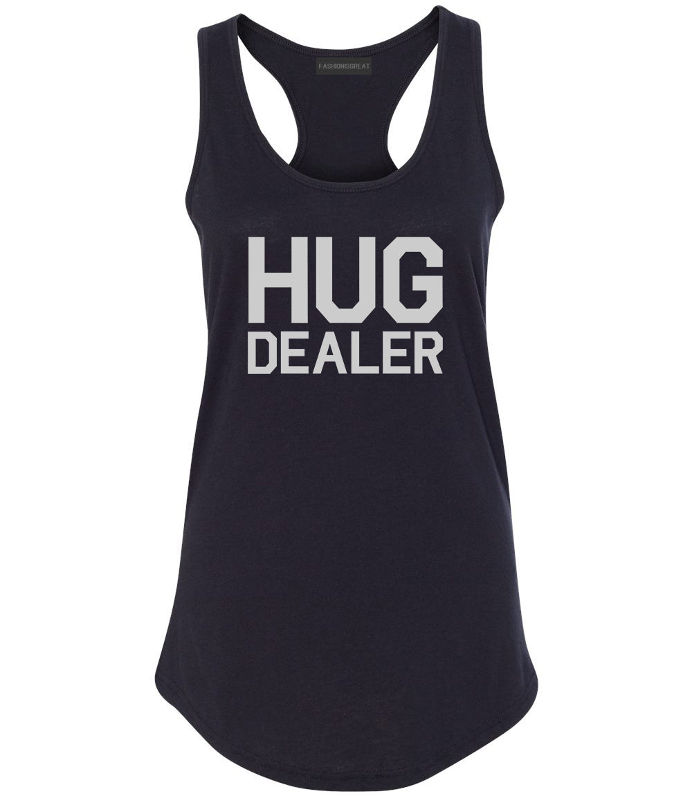 Hug Dealer Black Racerback Tank Top