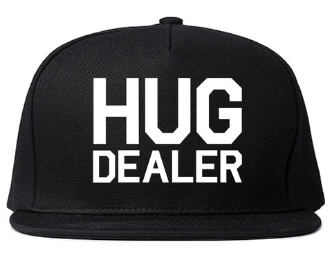 Hug Dealer Black Snapback Hat