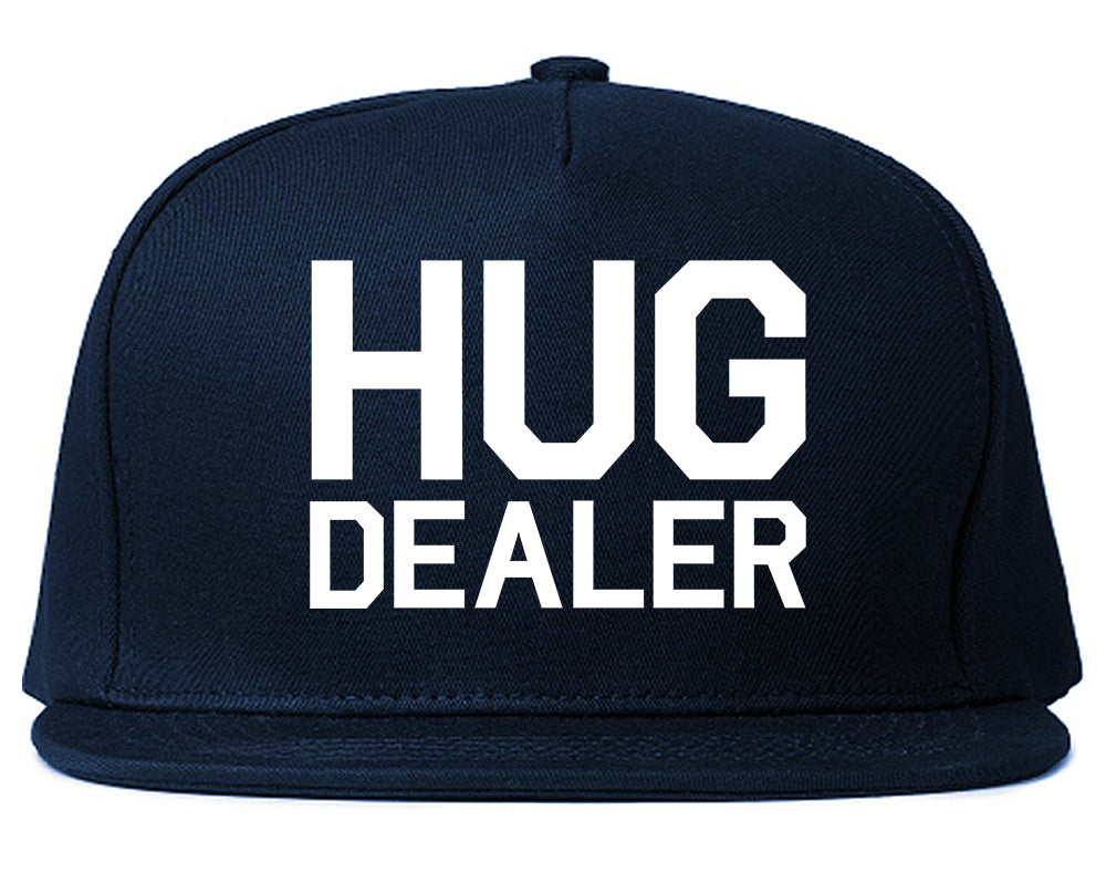Hug Dealer Blue Snapback Hat