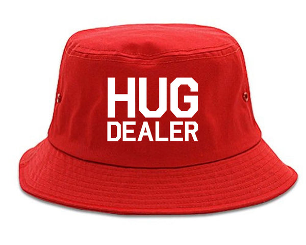 Hug Dealer Red Bucket Hat