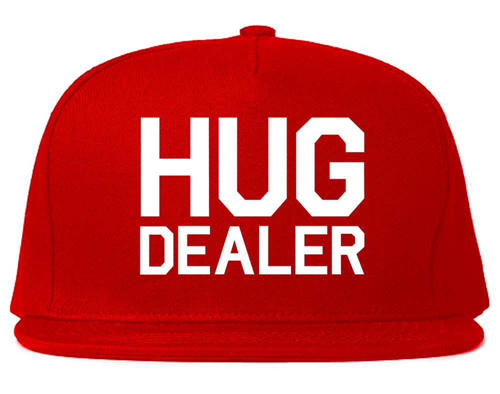 Hug Dealer Red Snapback Hat
