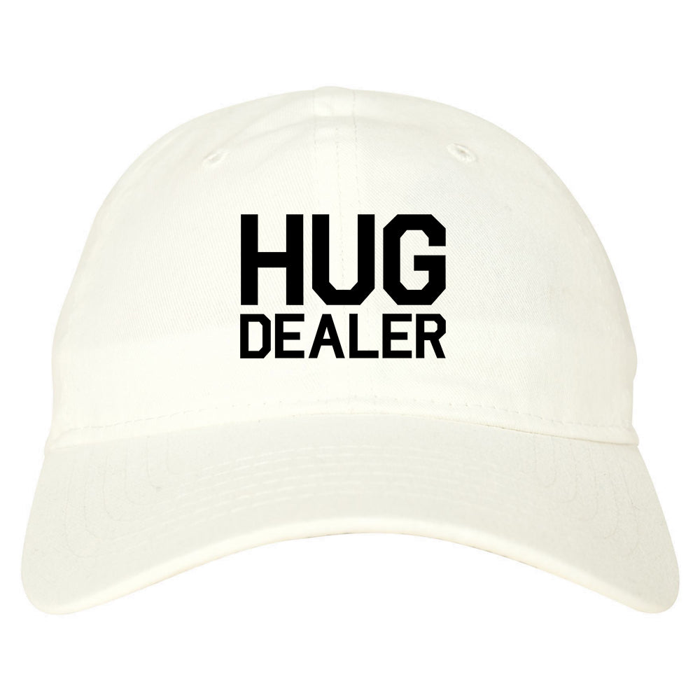 Hug Dealer White Dad Hat