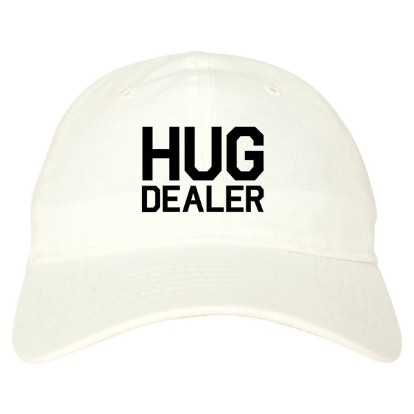 Hug Dealer White Dad Hat