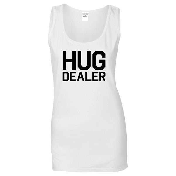 Hug Dealer White Tank Top