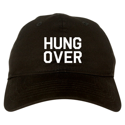 Hungover Drinking Black Dad Hat