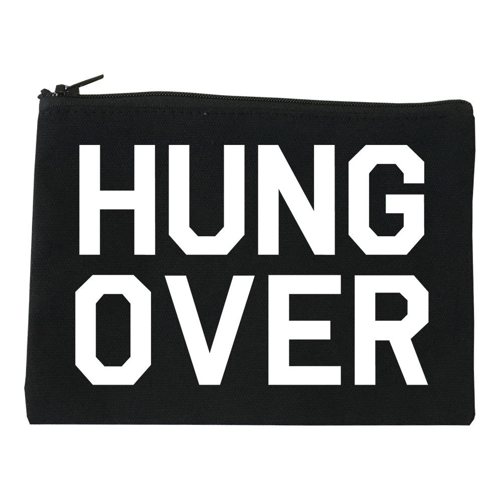 Hungover Drinking Black Makeup Bag