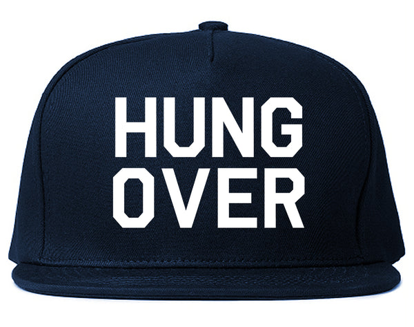 Hungover Drinking Blue Snapback Hat