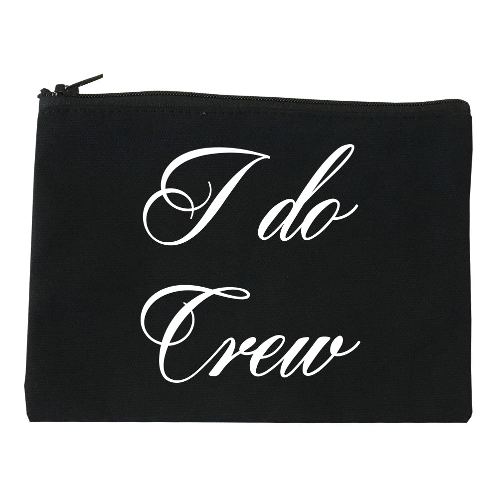 I Do Crew Bridal Party black Makeup Bag