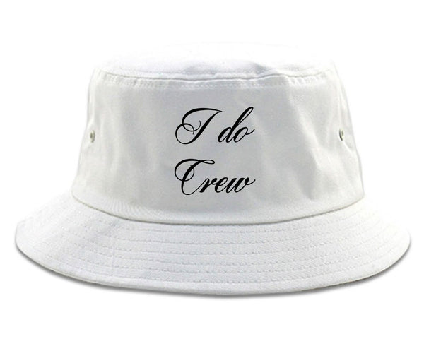 I Do Crew Bridal Party white Bucket Hat