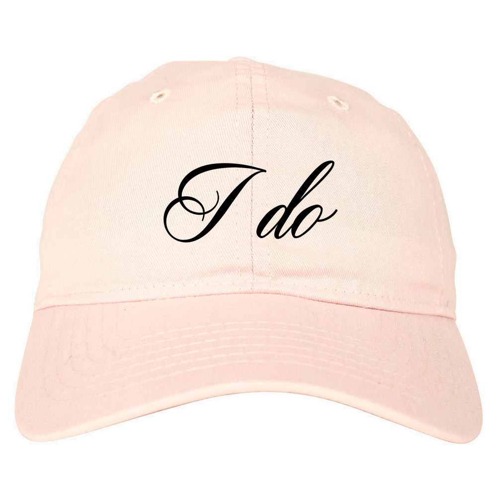 I Do Wedding Bride pink dad hat