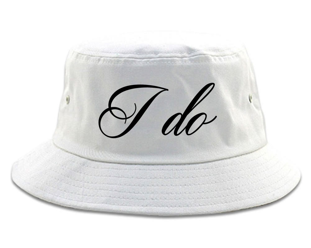 I Do Wedding Bride white Bucket Hat