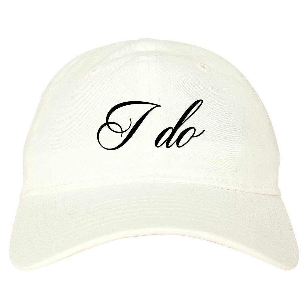 I Do Wedding Bride white dad hat